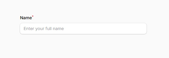 Basic text input with validation