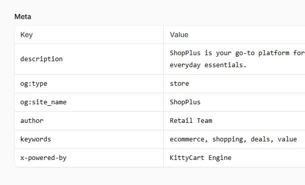 Key-value Entry